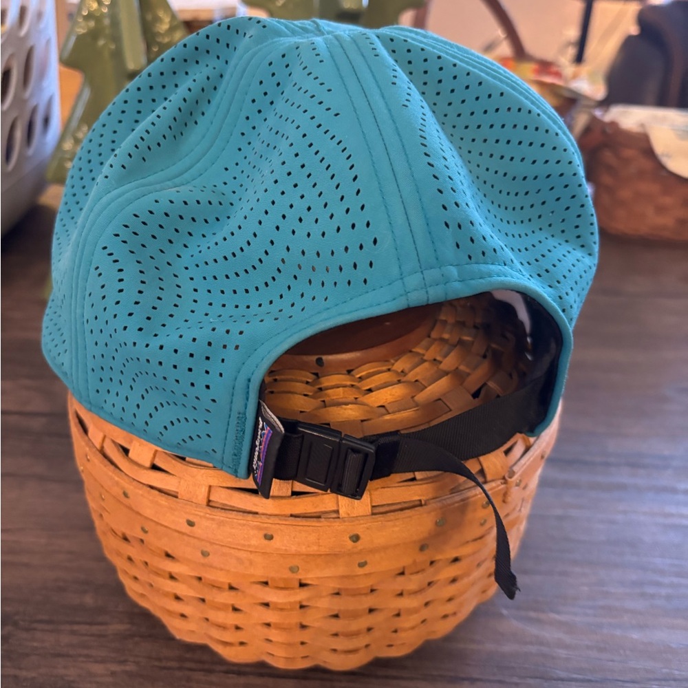 Patagonia Snowfarer Cap Belay Blue Recycled Nylon/Polyester Adjustable - Picture 4 of 4